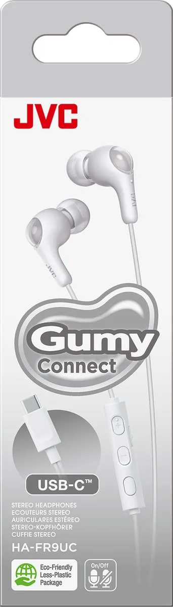JVC HA-FR9UC In-Ear USB-C Koptelefoon - Wit - afbeelding 6 van 6