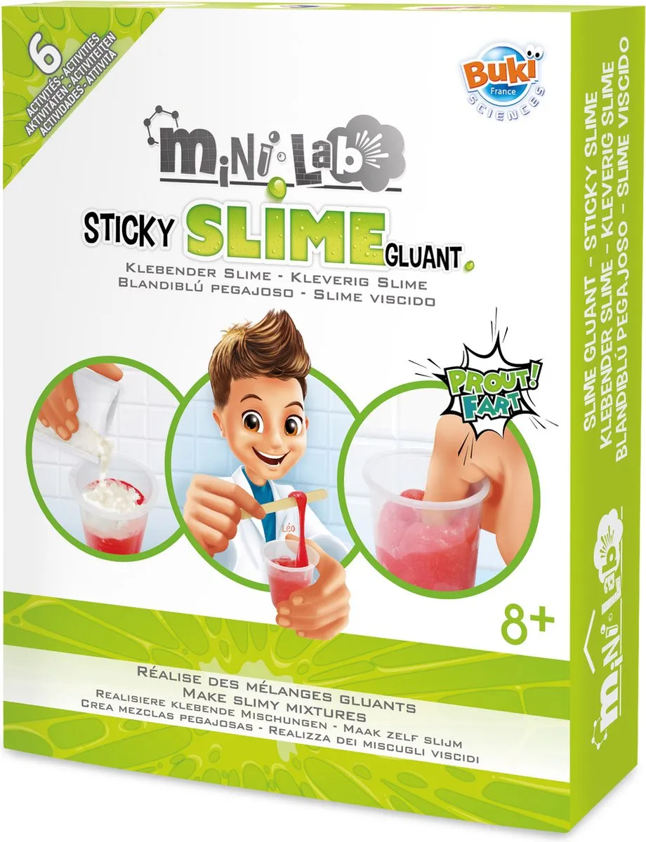 Buki - Mini Lab - Sticky slime - experimenteren