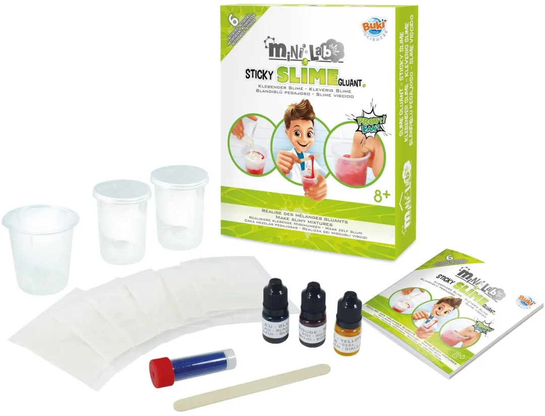 Buki - Mini Lab - Sticky slime - experimenteren
