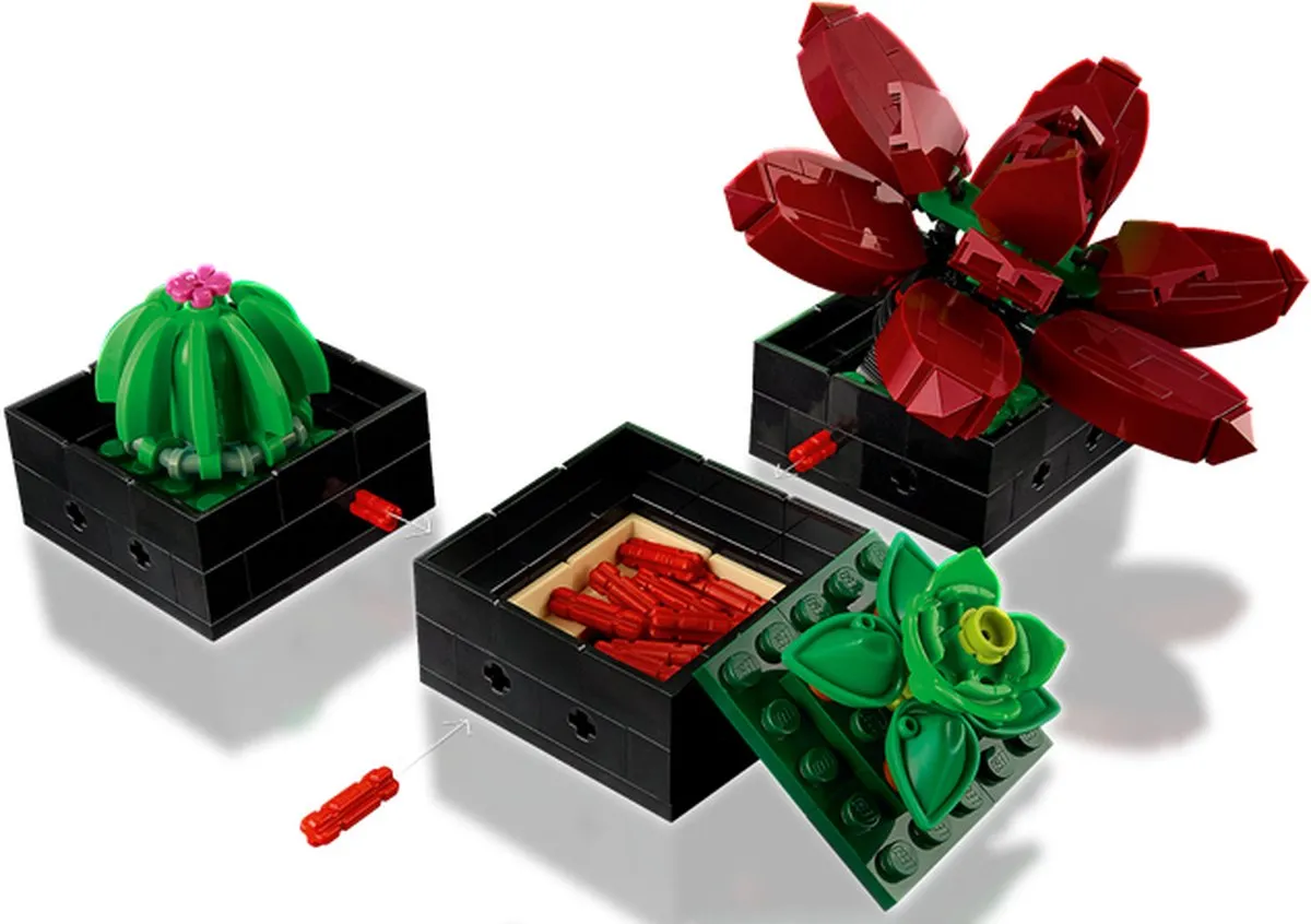 LEGO Botanical Collection Vetplanten 10309 - 771 Stukken - Meerkleurig