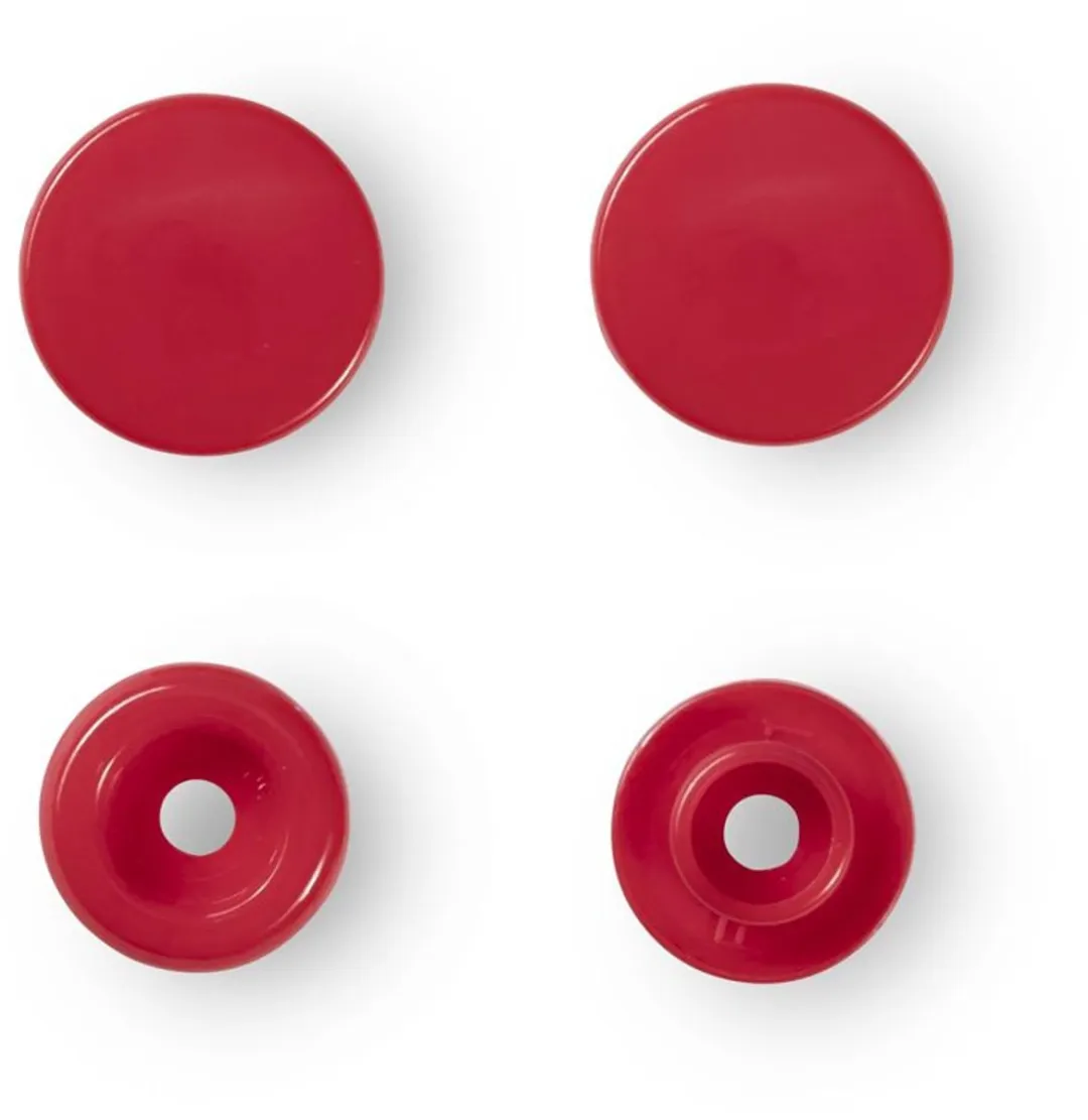 Prym ColorSnaps Drukknopen 12,4mm - 30 Stuks - Rood - afbeelding 6 van 6