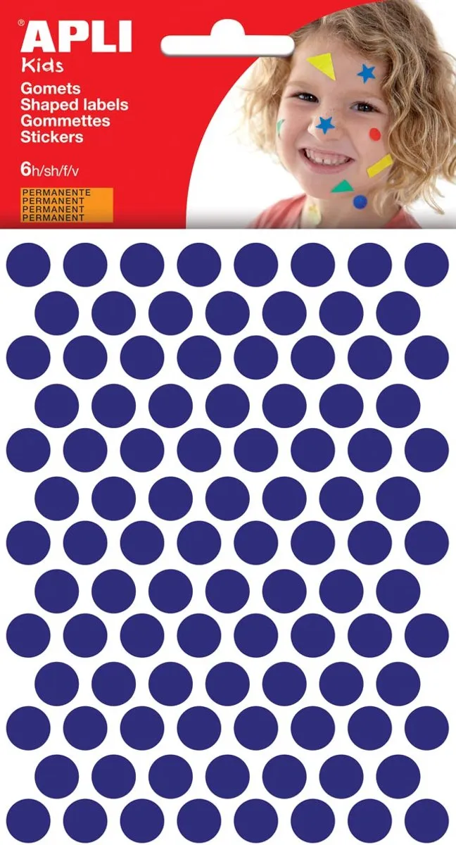 Apli Kids Stickers Cirkel Ø10mm