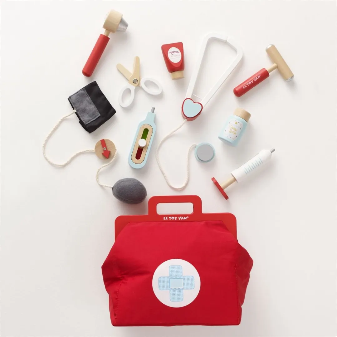 Le Toy Van Dokterstas - Rood