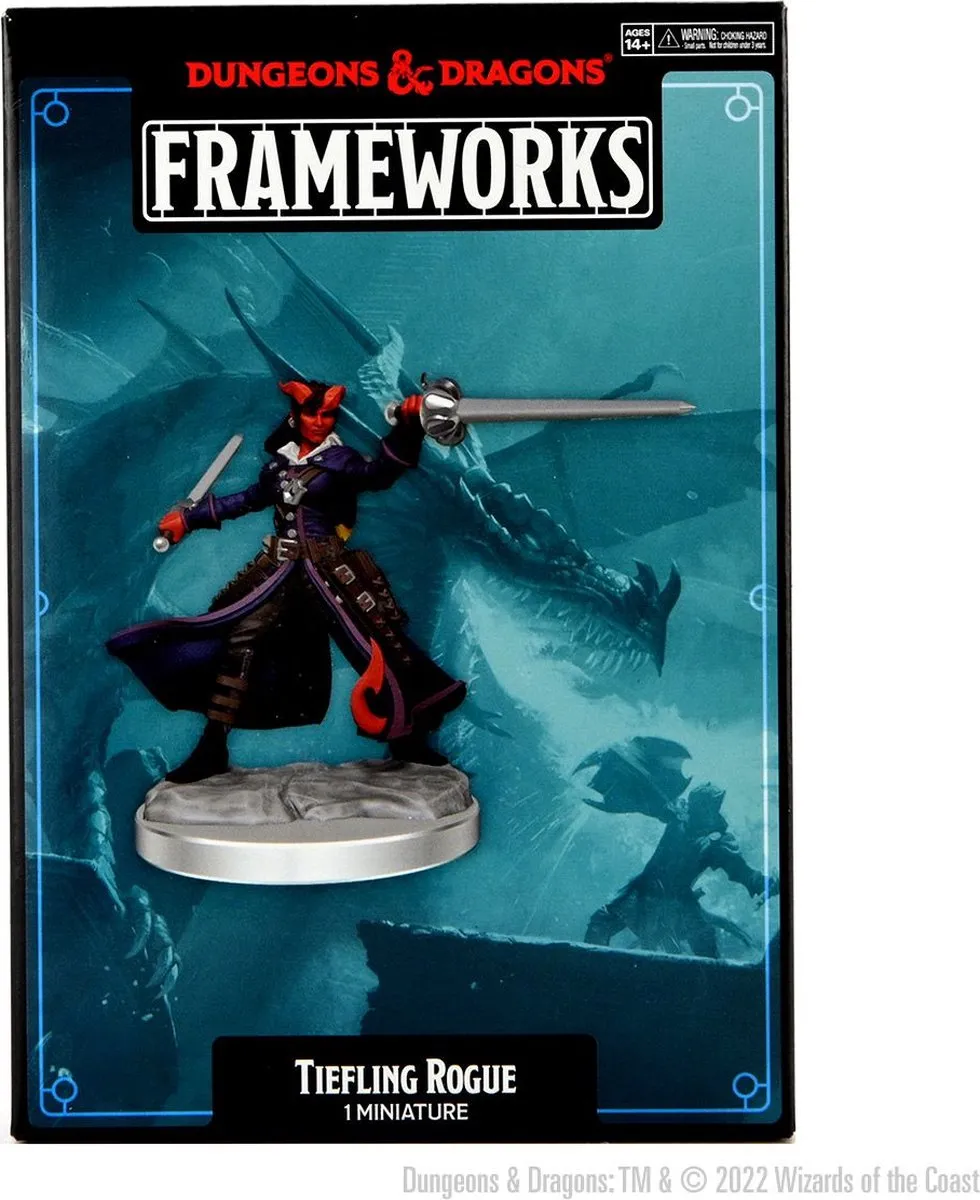 Wizkids D&D Frameworks Tiefling Rogue Vrouwelijk