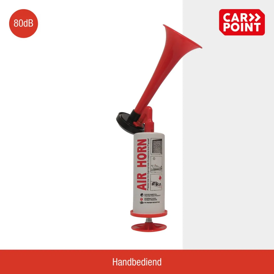 Carpoint Luchthoorn Handbediend - Rood - afbeelding 6 van 6