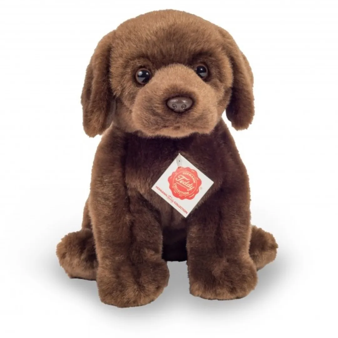 Teddy Hermann Labrador Knuffel - Donkerbruin - 25 cm