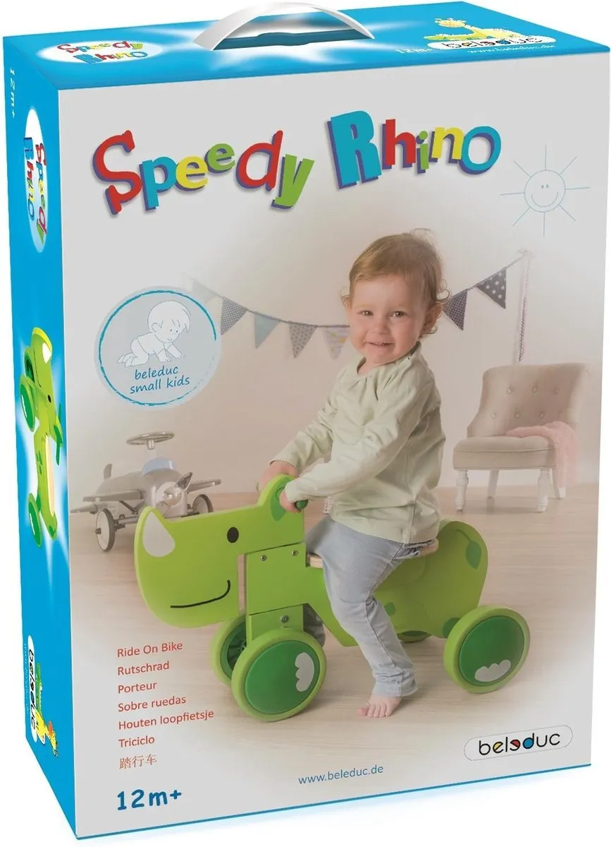 Beleduc Speedy Rhino Loopfiets 417488 - Groen