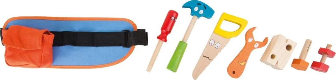 Small Foot Master Builder Gereedschapriem - 8-delig - Rood