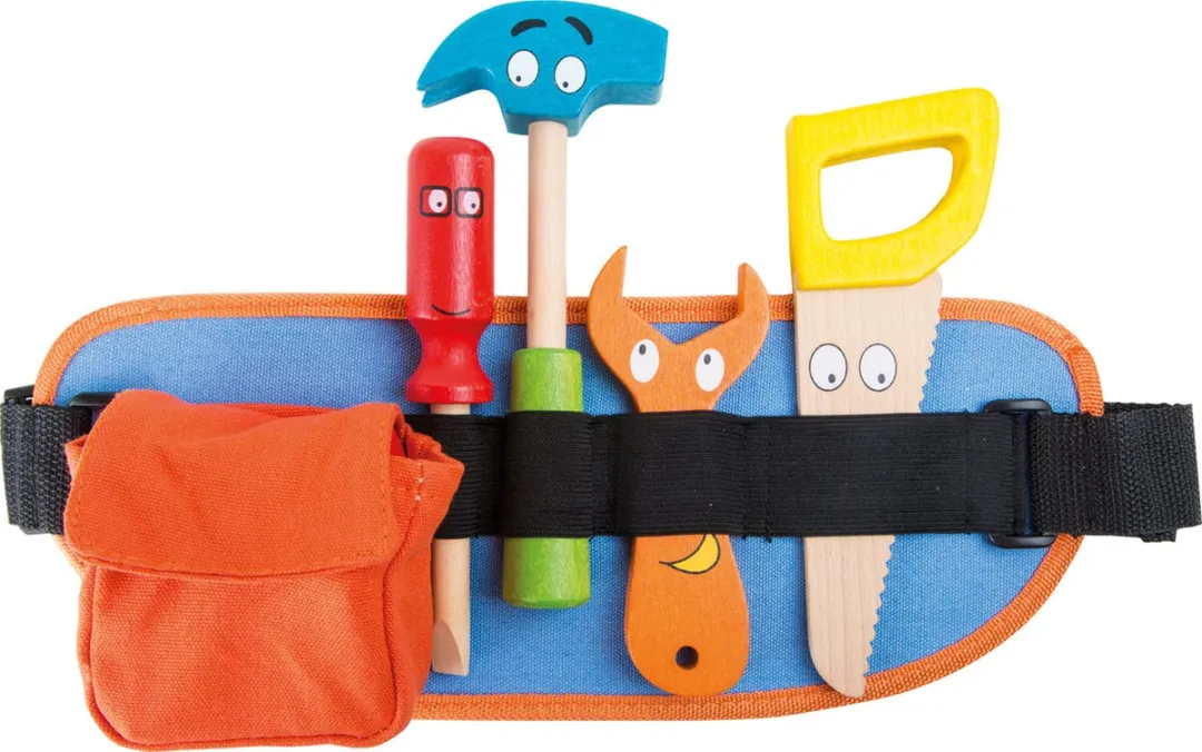 Small Foot Master Builder Gereedschapriem - 8-delig - Rood