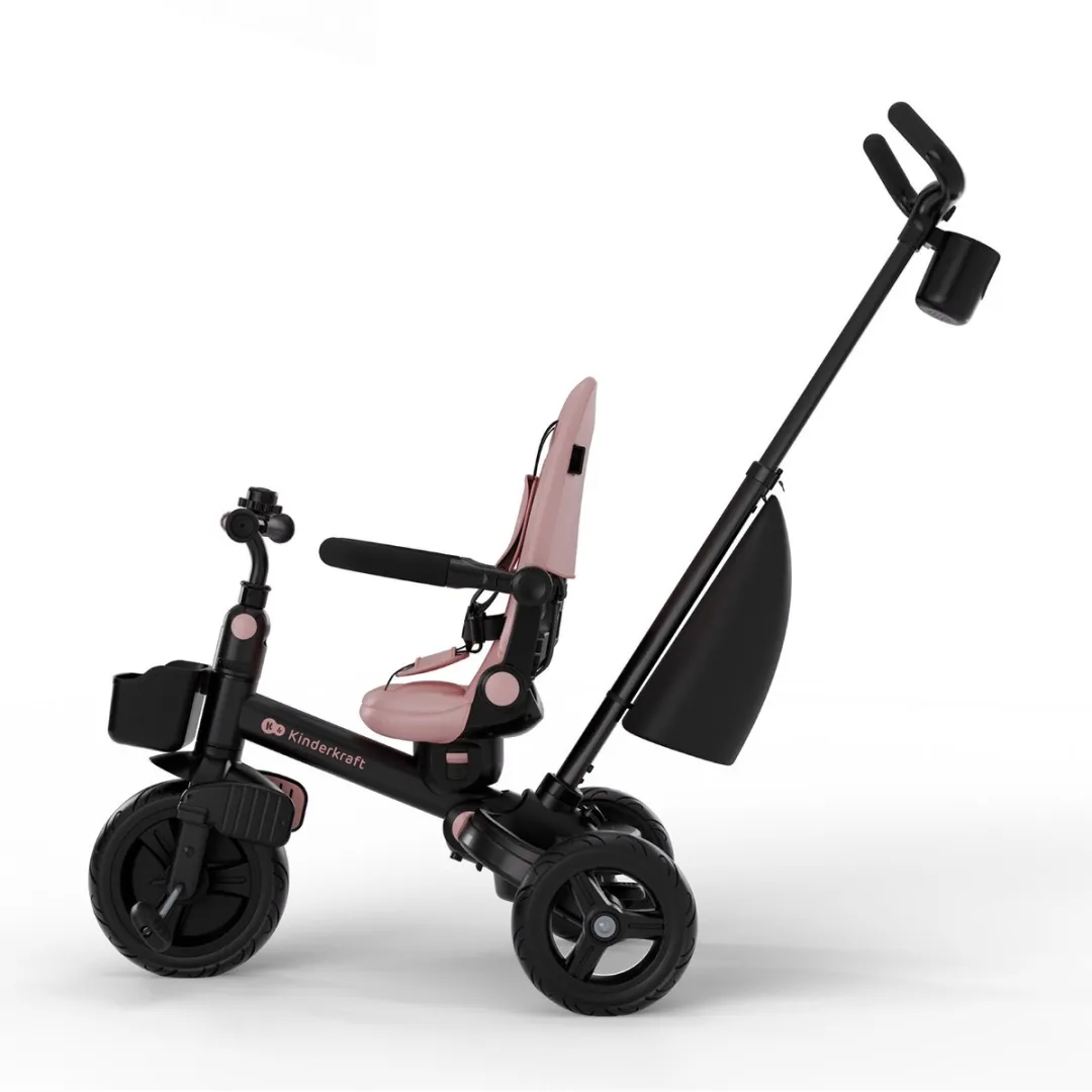 KinderKraft AVEO 2 PLUS Driewieler 6-in-1 Roze - afbeelding 6 van 6