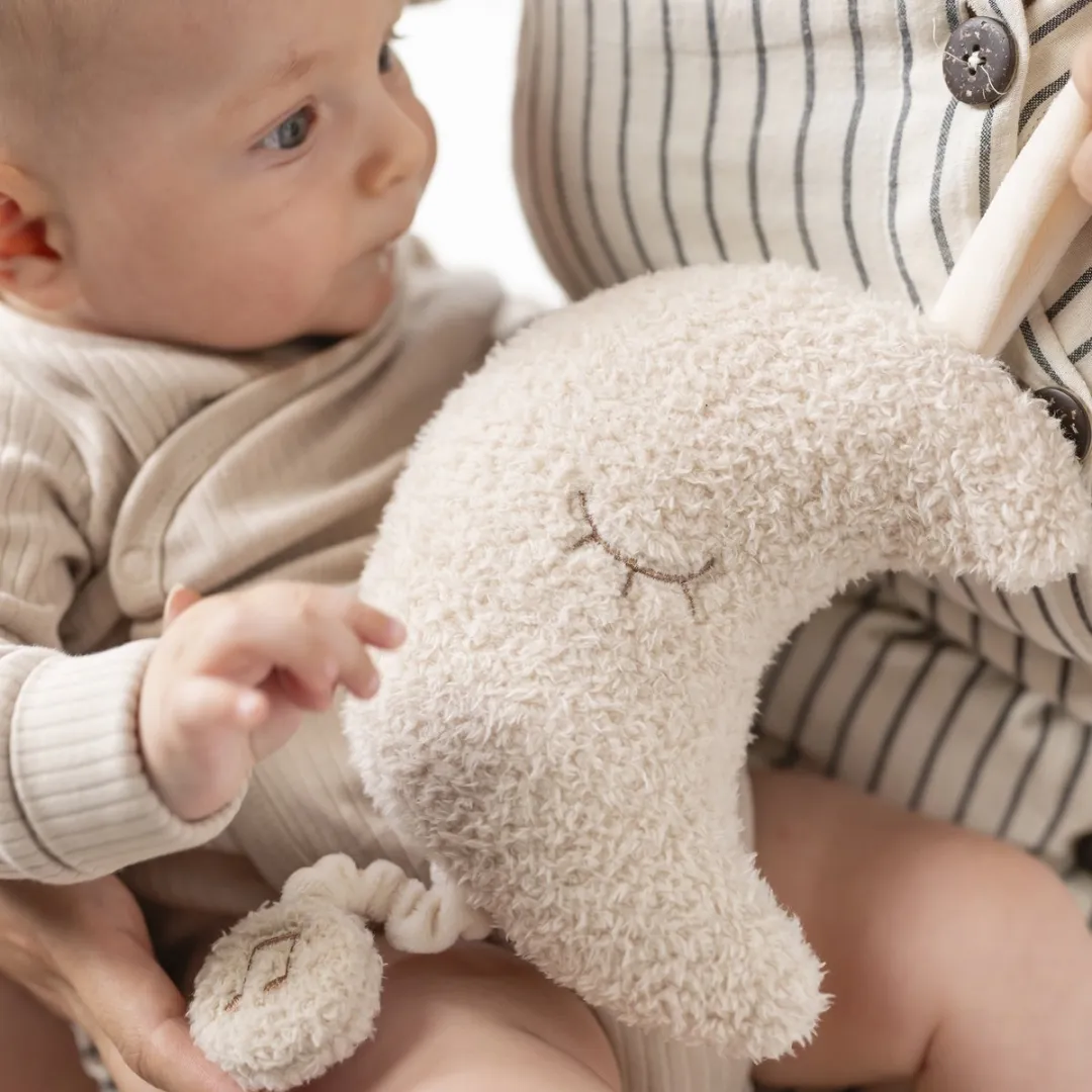 Nattou Teddy Muziekknuffel Maan 25cm - Beige