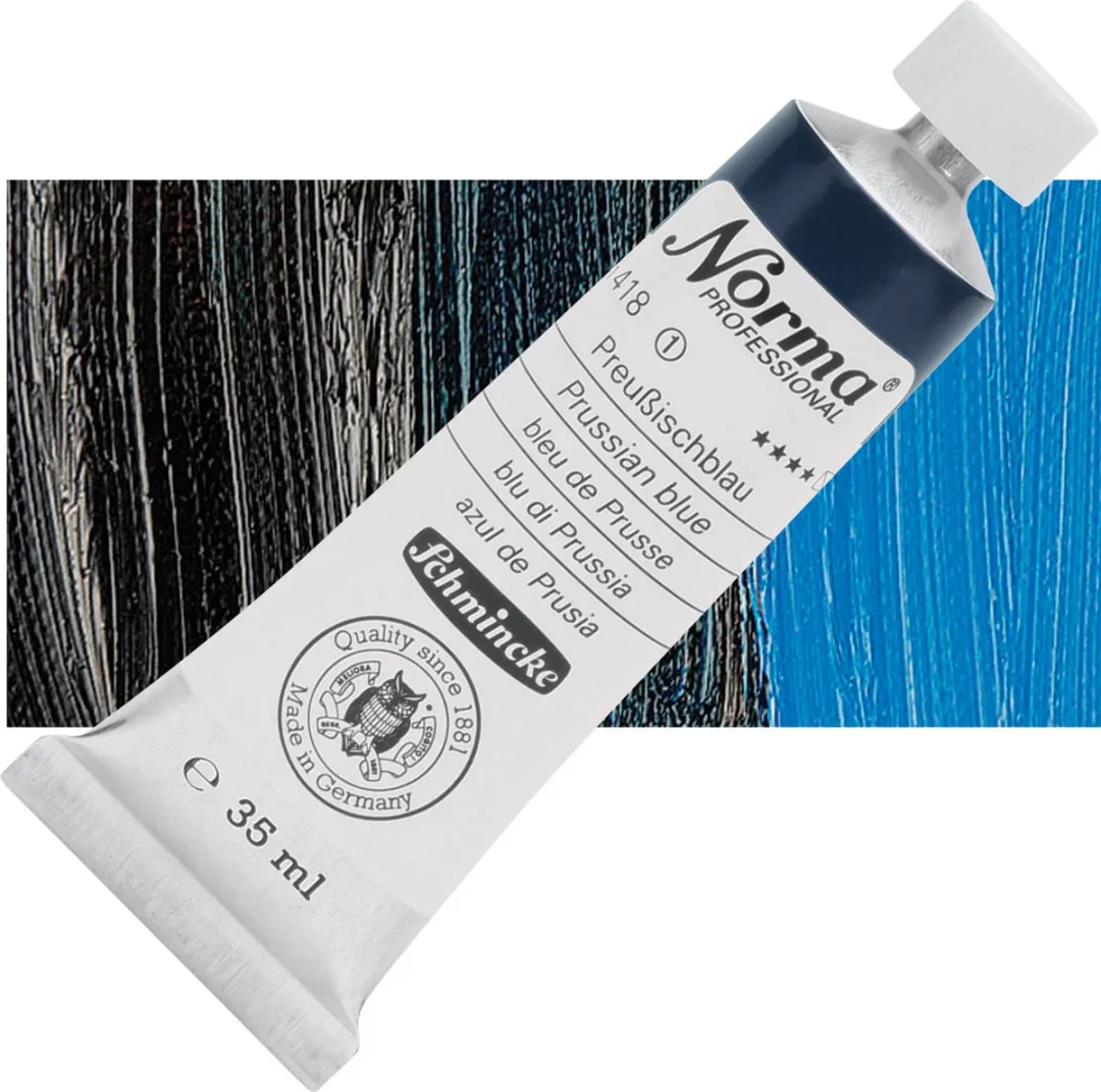 Schmincke Norma Professional Olieverf 35ml - Prussian Blue (418)