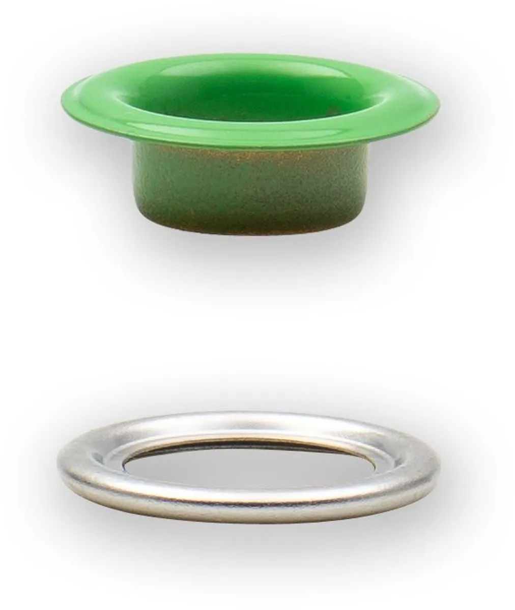 Prym Ringen met schijven 11mm - 20 Stuks - Lichtgroen
