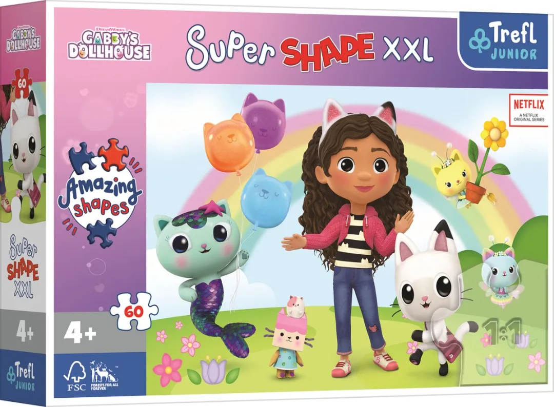 Trefl Happy Friends of Gabby Puzzel 1000 Stuks - Multicolor