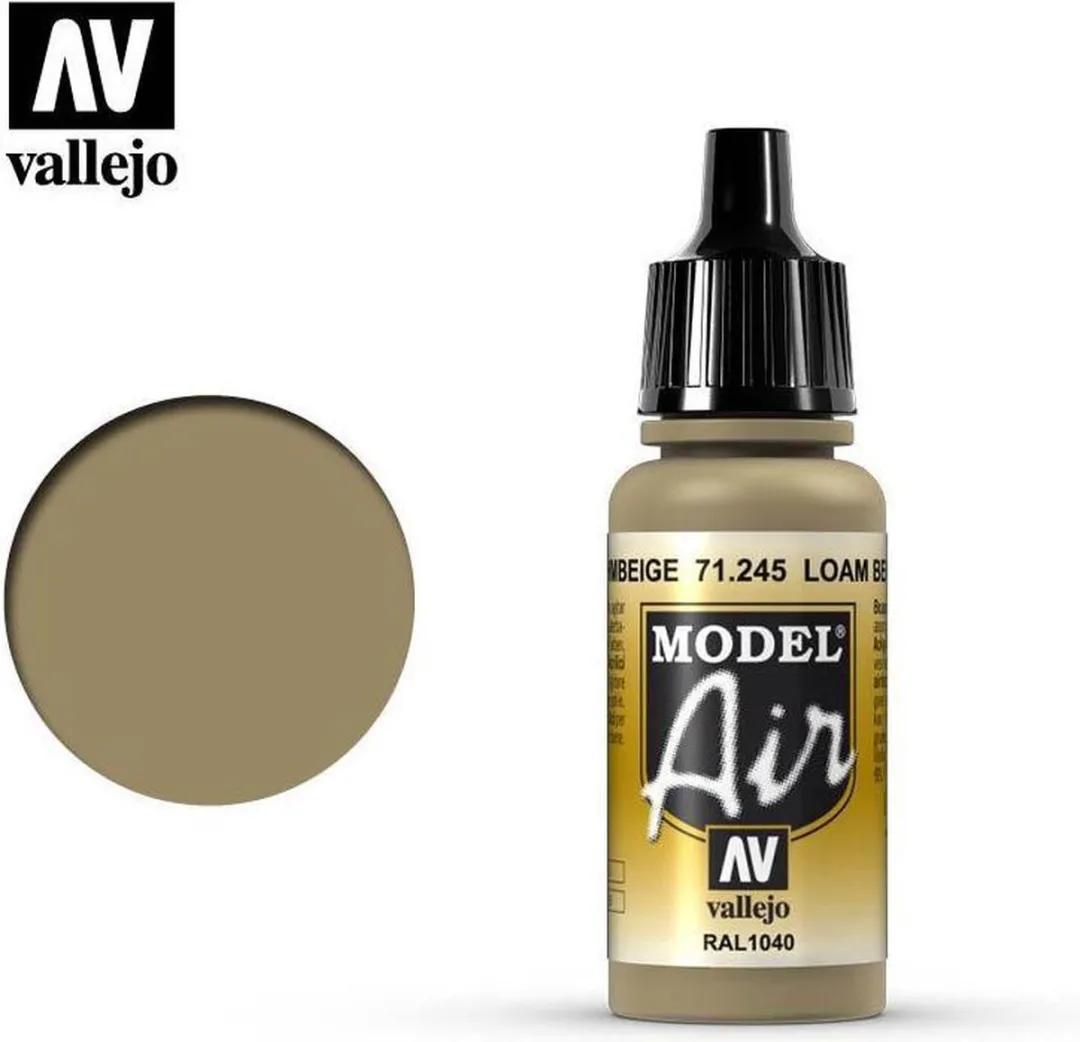 Vallejo Model Air Lohm Beige Acrylverf 17ml