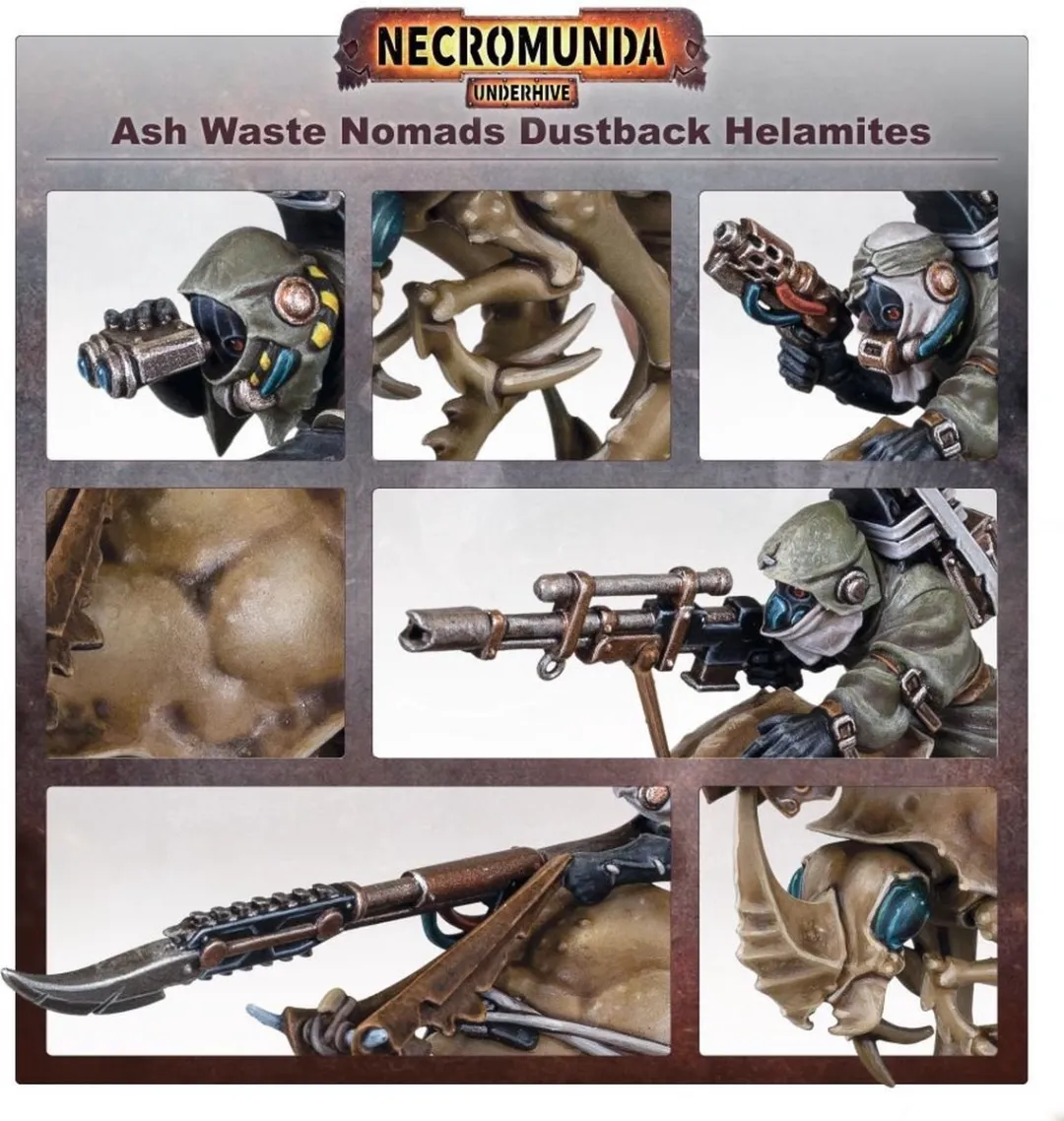 Games Workshop Necromunda Ash Wastes Nomads Dustback Helamites - 80 Onderdelen