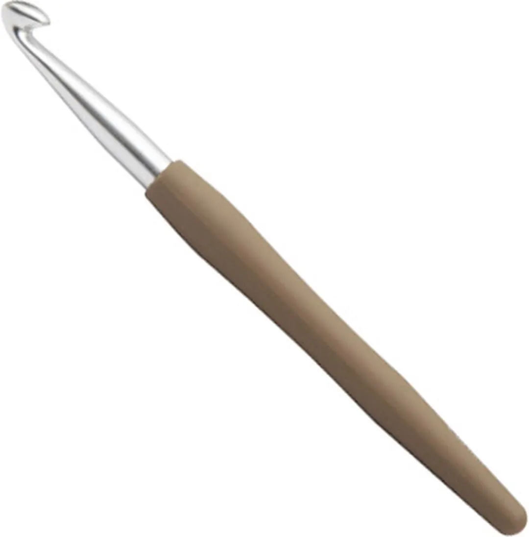 KnitPro Waves Haaknaalden 8.00mm - Softgrip - Beige