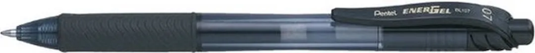 Pentel EnerGel BL107 Gelpen 0.7mm - Zwart - 12 Stuks