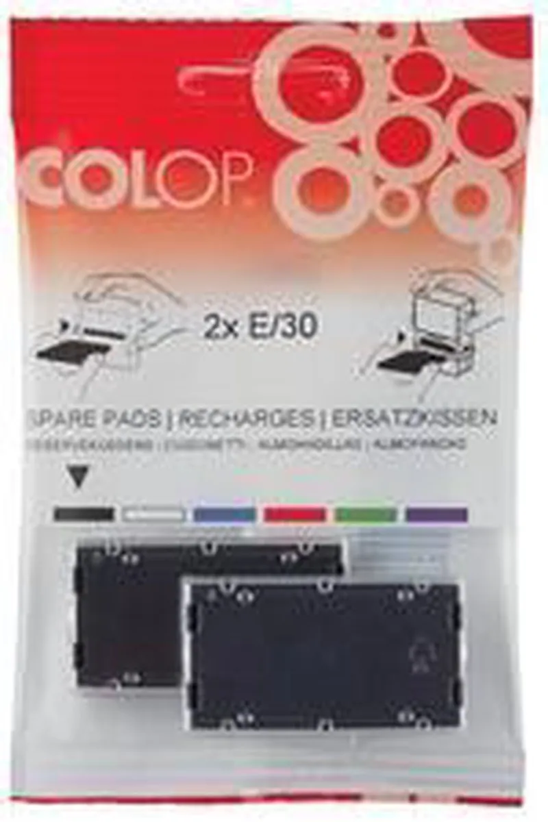 Colop Reserve Kussen Rood voor Printer 40 - 2 Stuks
