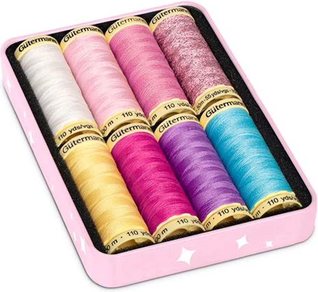 Gutermann 640960 Naaigarenset - 8 Kleuren Roze - afbeelding 2 van 3