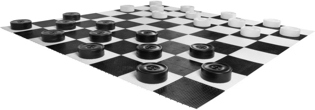 Ubergames Giga Damspel 304x304cm UV Beschermd