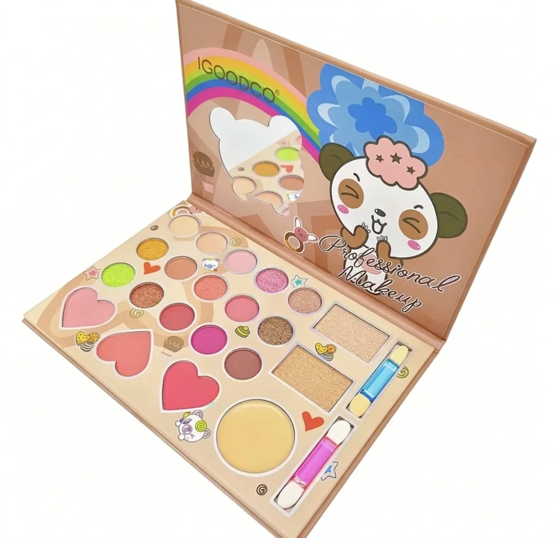 Mijn Eerste Beauty Box – Speelmake-up voor Meisjes - 21 kleuren - Afwasbare Make-up – Speelgoed Cadeau voor Meisjes vanaf 3 jaar