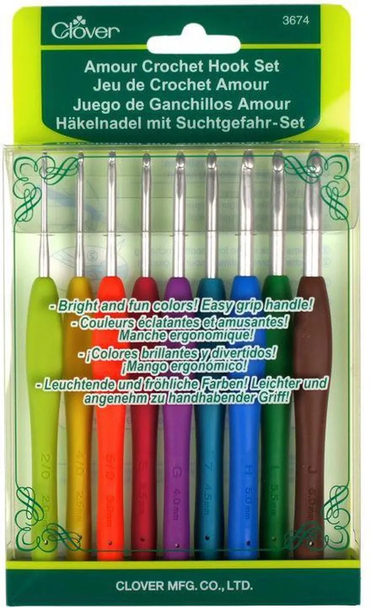 Clover - Amour - Haaknaalden - Set