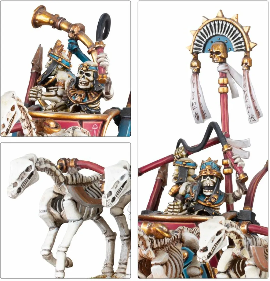 Games Workshop Tomb Kings Skeleton Chariots 126-delig