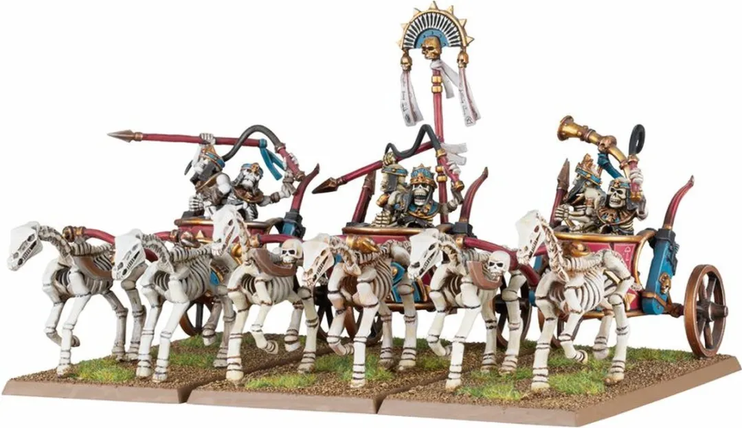 Games Workshop Tomb Kings Skeleton Chariots 126-delig