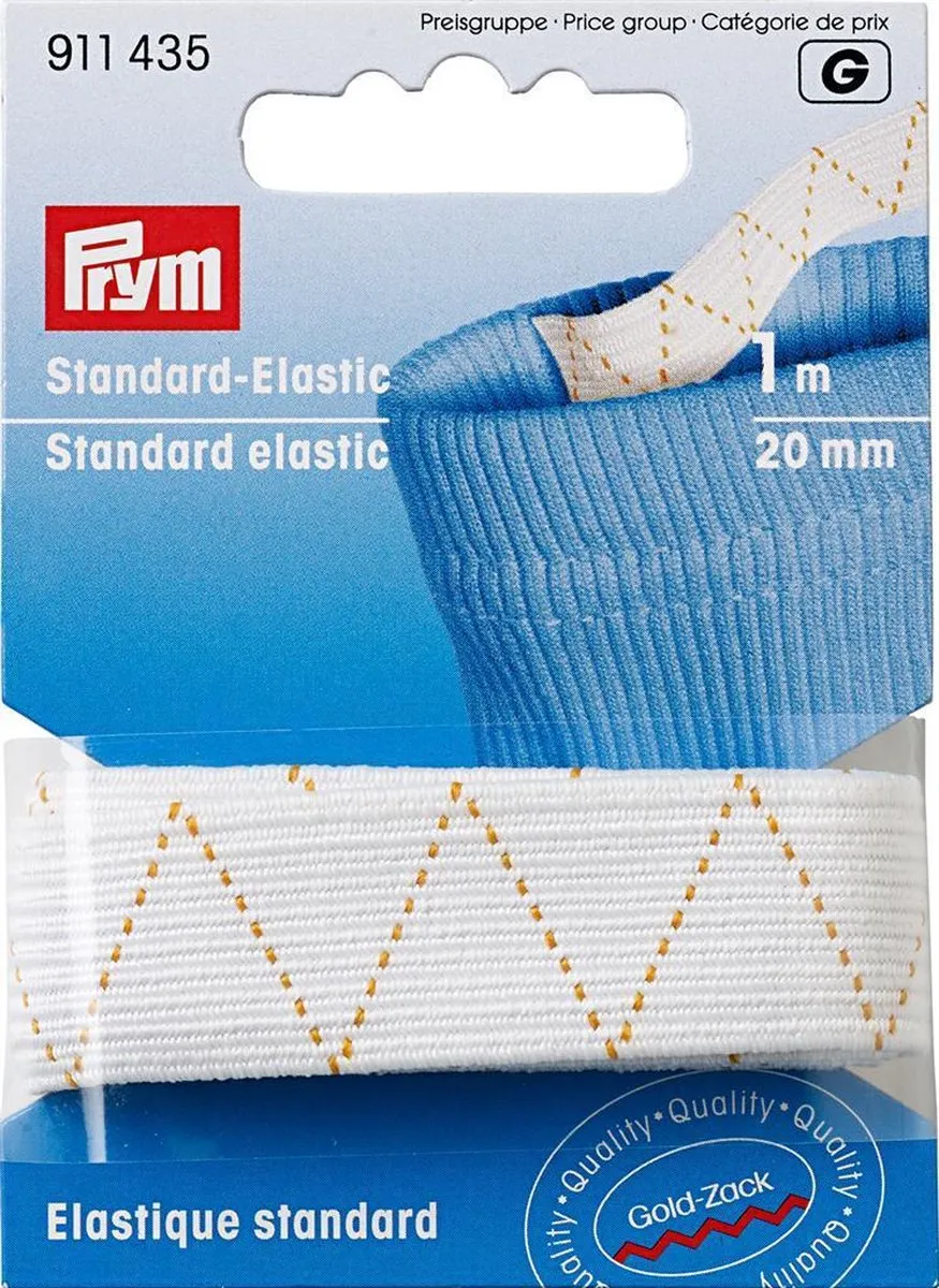 Prym Elastiek 20mm Wit