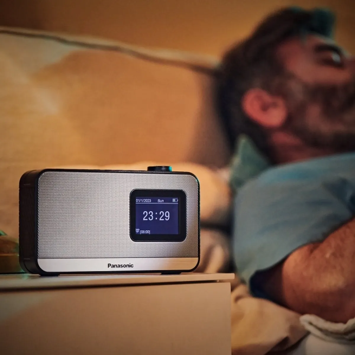 Panasonic RF-D15 DAB/DAB+ Radio - 3W - Zwart/Grijs