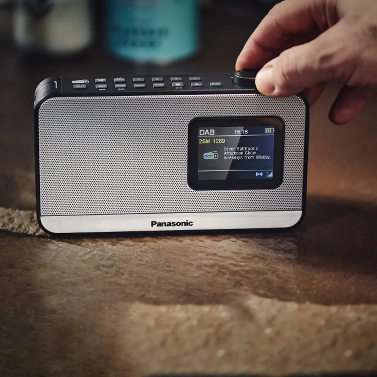 Panasonic RF-D15 DAB/DAB+ Radio - 3W - Zwart/Grijs - afbeelding 6 van 6
