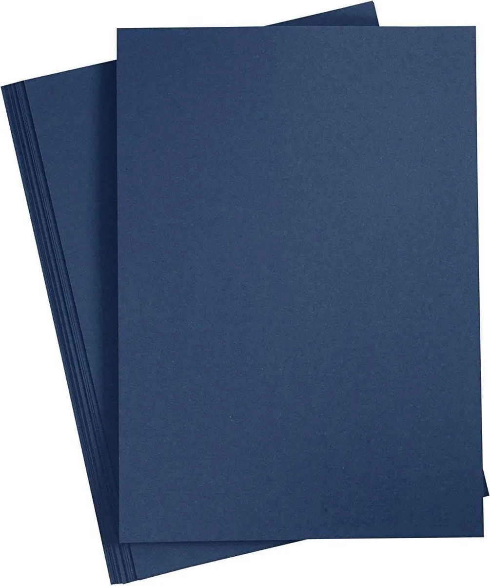 Colortime Karton A4 Blauw 220g
