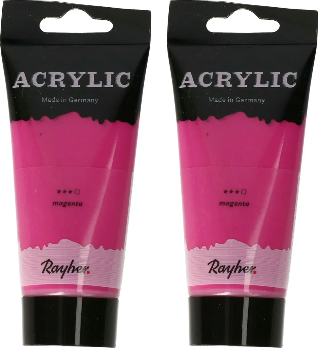 Rayher Acrylverf op waterbasis Donkerroze 75ml