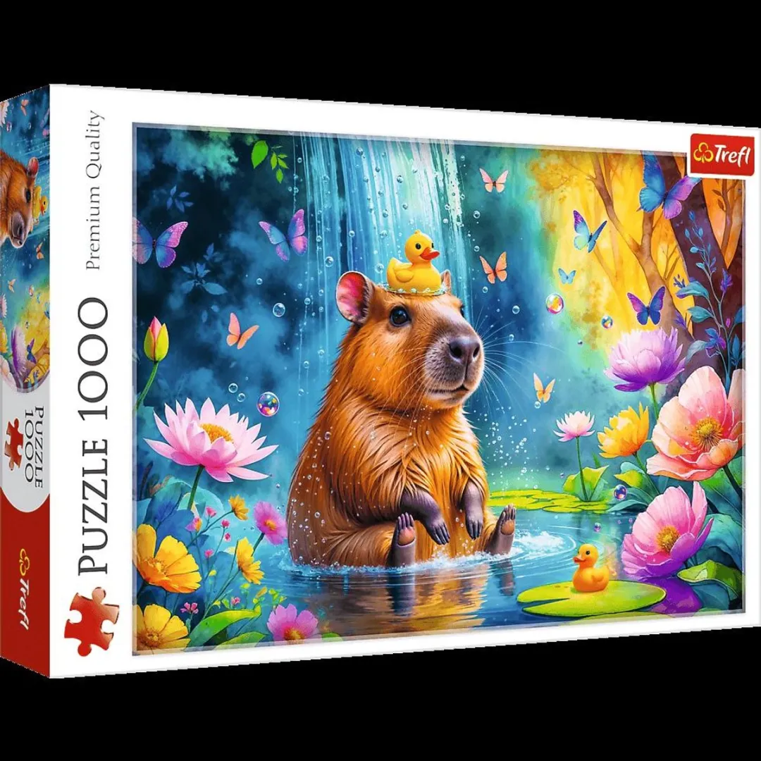 Trefl Capibara Puzzel 1000 Stuks - Natuurlandschap - Multi Color