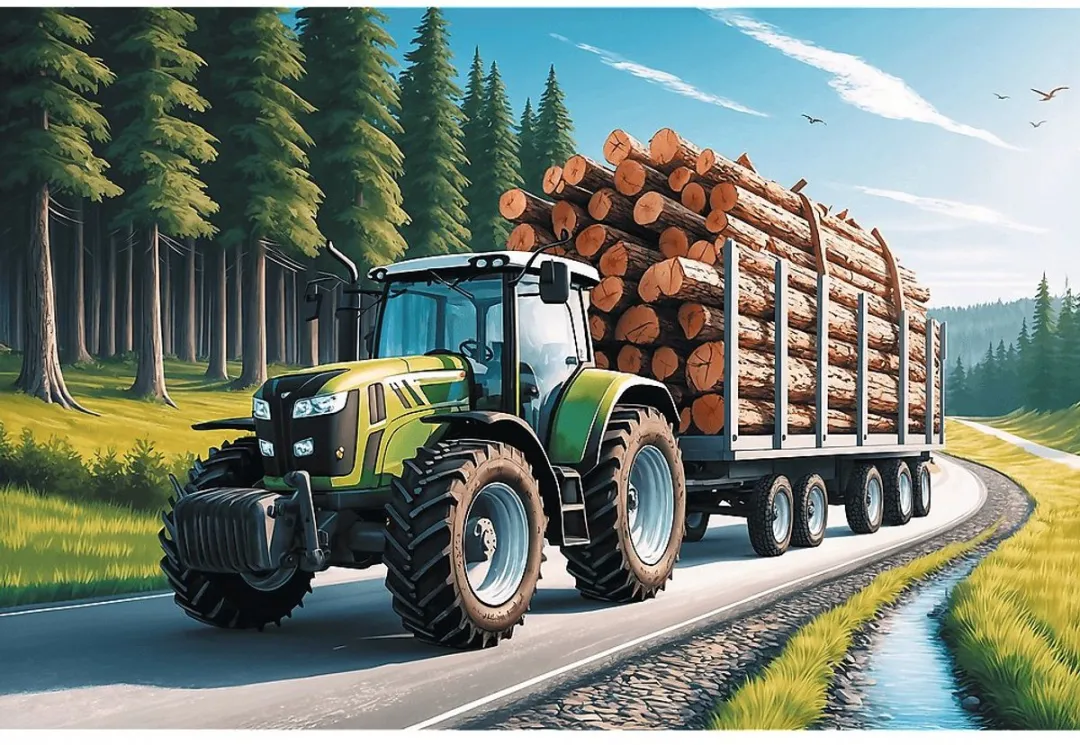 Trefl Puzzel Bos Tractor 100 Stuks - Multicolor