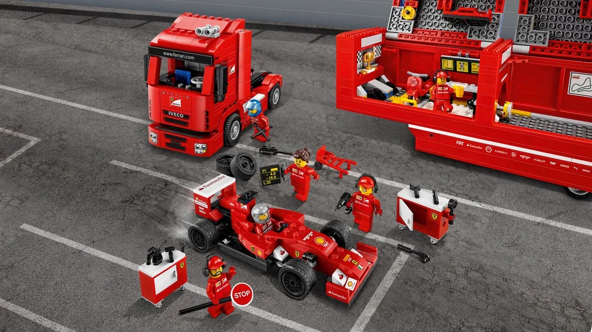 LEGO Speed Champions Ferrari Truck 75913 - 884 Stukken