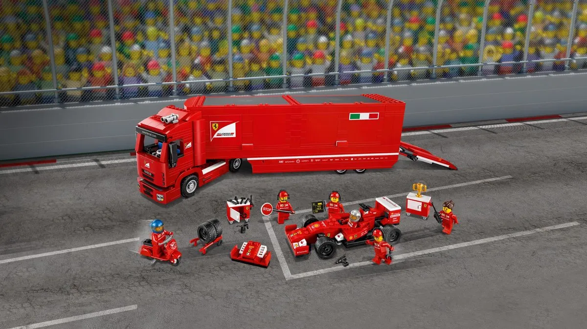 LEGO Speed Champions Ferrari Truck 75913 - 884 Stukken
