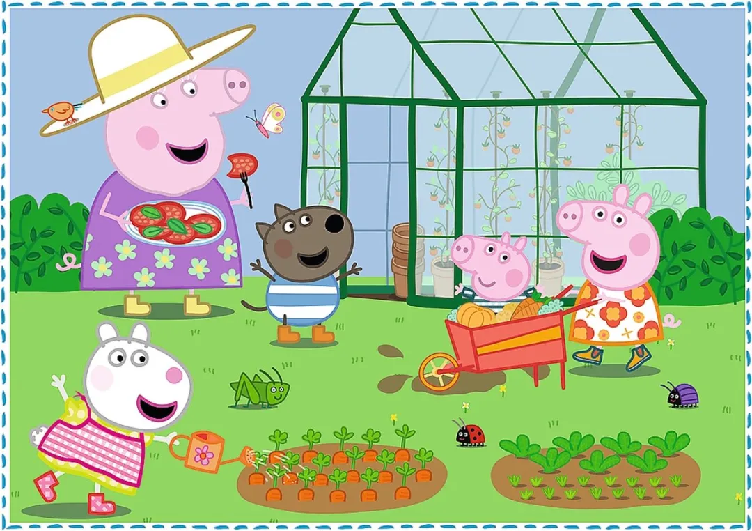 Trefl Peppa Pig 4-in-1 Puzzel - 71 Stuks