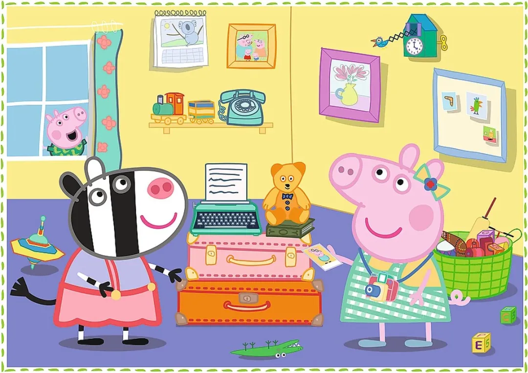 Trefl Peppa Pig 4-in-1 Puzzel - 71 Stuks