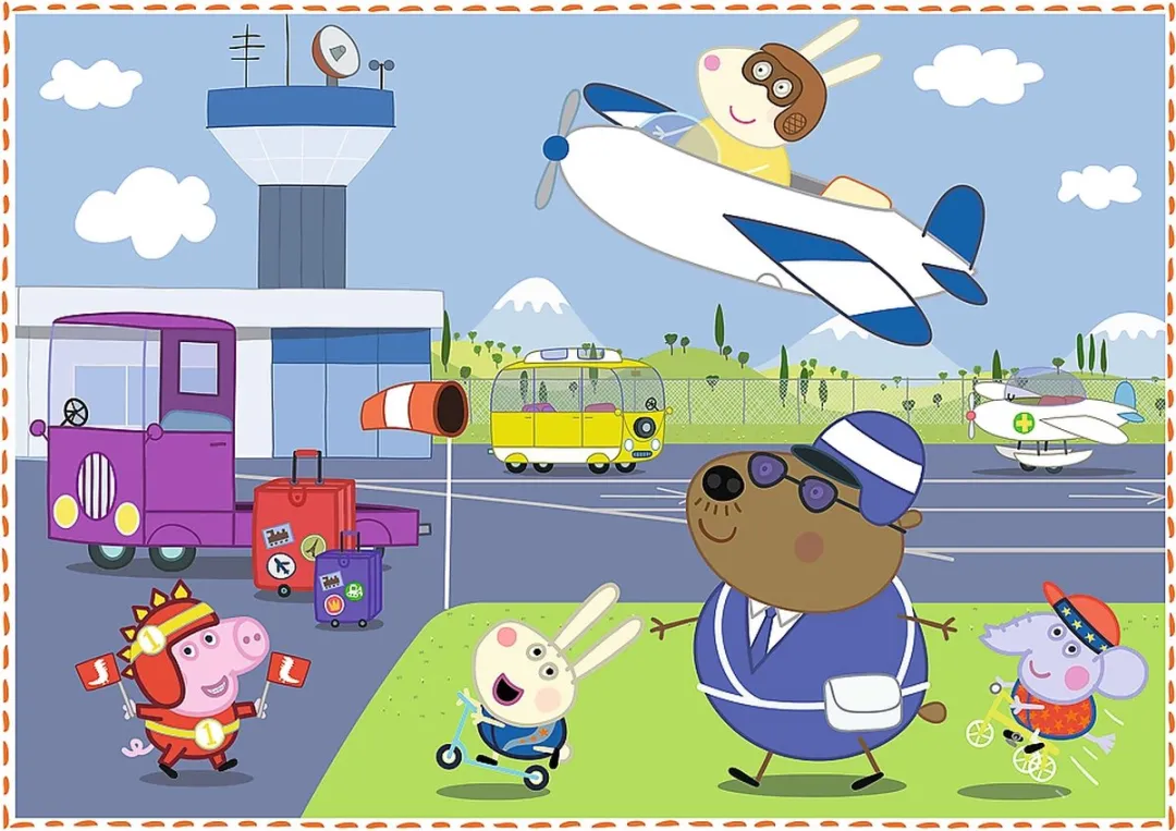 Trefl Peppa Pig 4-in-1 Puzzel - 71 Stuks