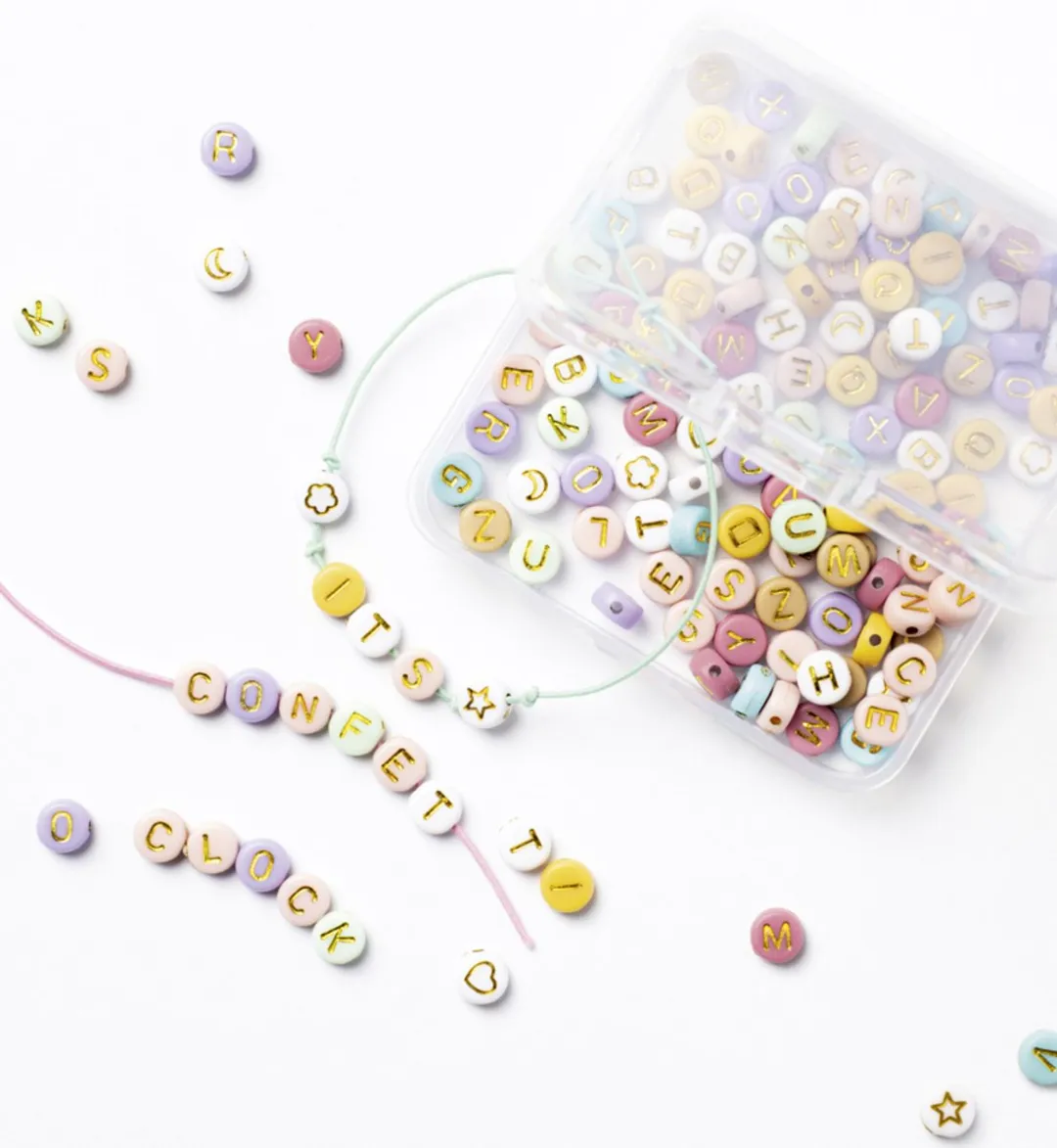 Folia Parel-Lettermix Pastel