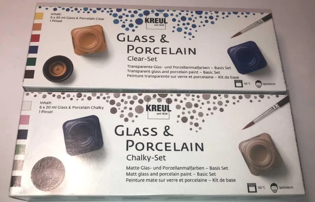 Kreul Glas-/Porselein Verfset
