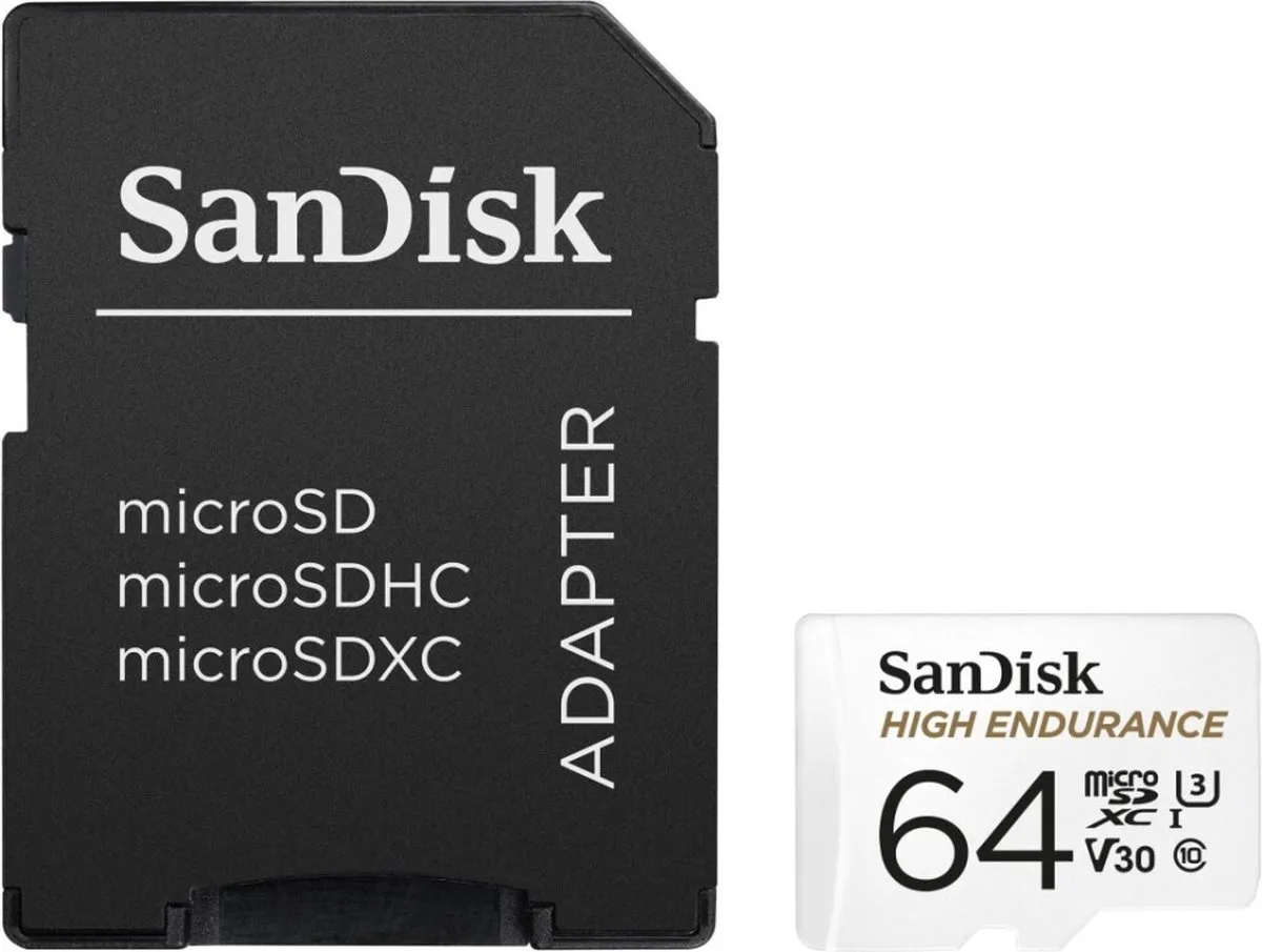 SanDisk High Endurance SDSQQNR-064G Geheugenkaart 64GB - afbeelding 6 van 6