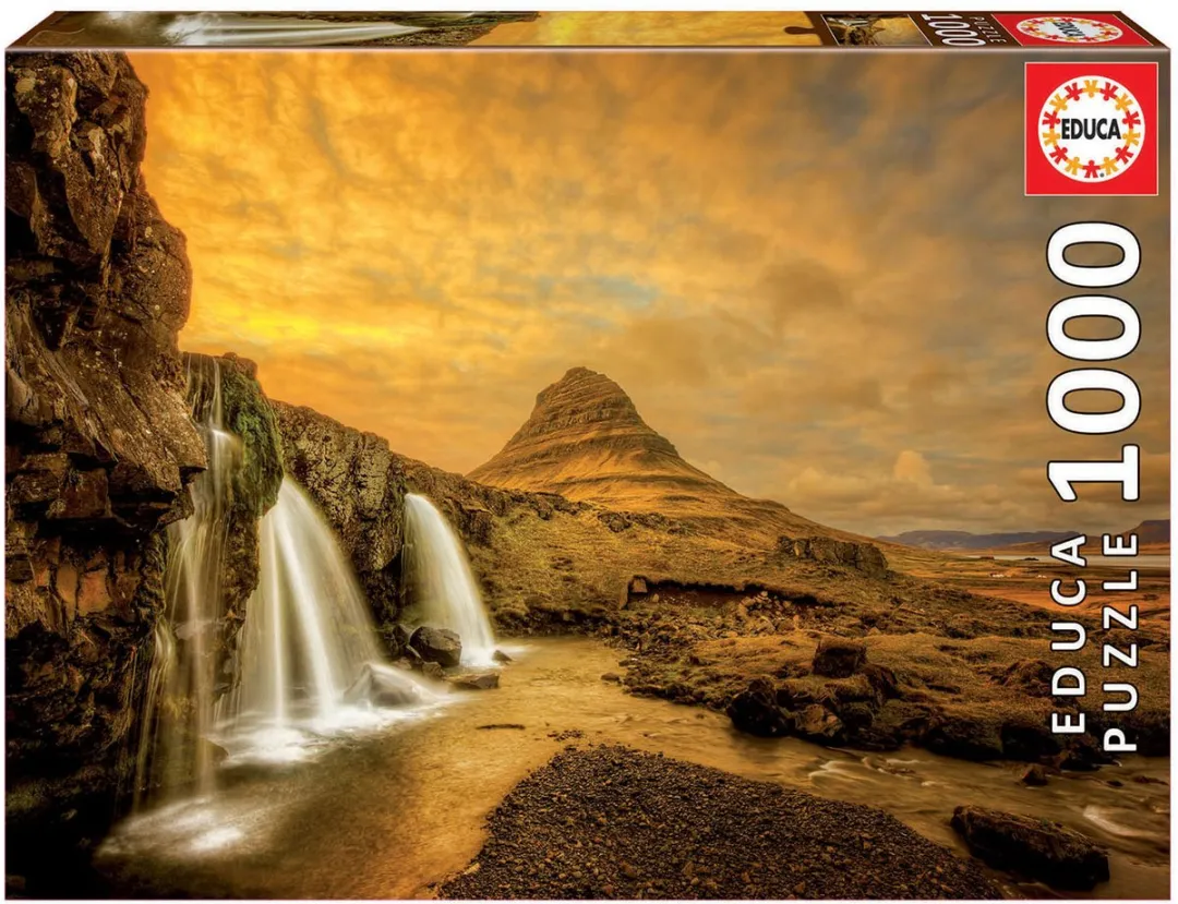 Educa Kirkjufellsfoss Waterfall IJsland Puzzel 1000 Stuks