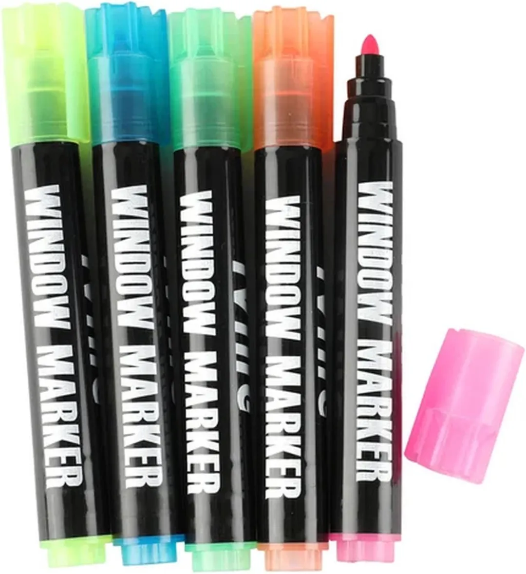 Toi-Toys Raamstiften - 5 Stuks Multi