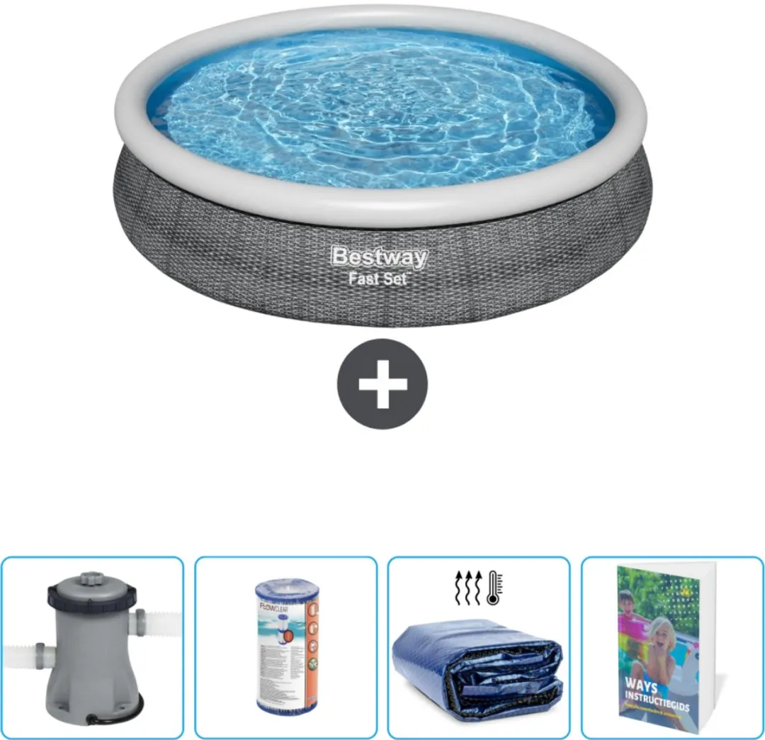 Bestway Fast Set Rond Zwembad 366x76cm