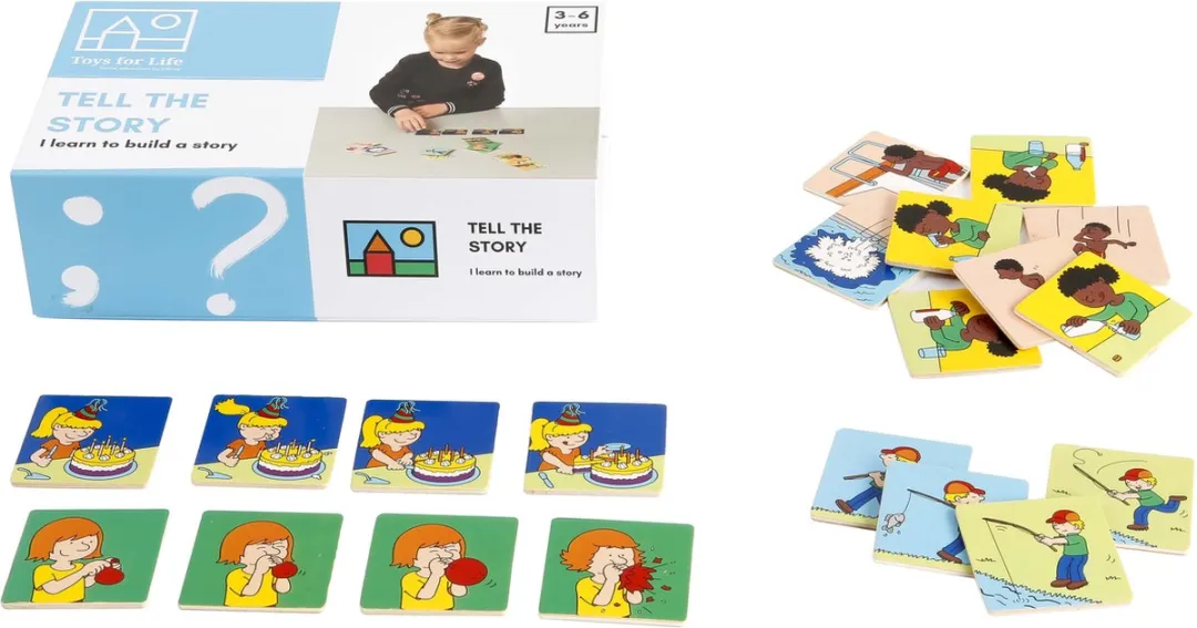 Toys for Life Vertel het Verhaal Houten Speelgoed 20 Kaartjes