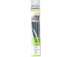 Winsor & Newton Foundation Olieverf Penselen Set - 6 Delig