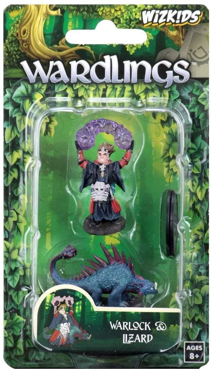 Wizkids Wardlings Boy Warlock & Lizard